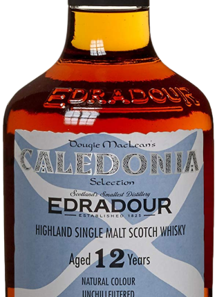 Edradour Distillery The Un-Chillfiltered Collection Caledonia 12 Year Old Highland Single Malt Scotch Whiskey 750 ML