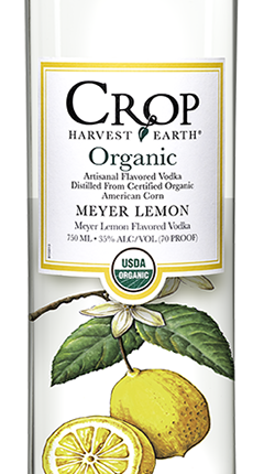 Crop Harvest Earth Company Organic Meyer Lemon Vodka 750 ml