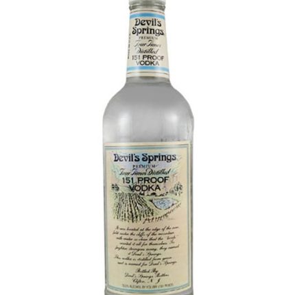 Devil's Springs Vodka 151 Proof 750 ML