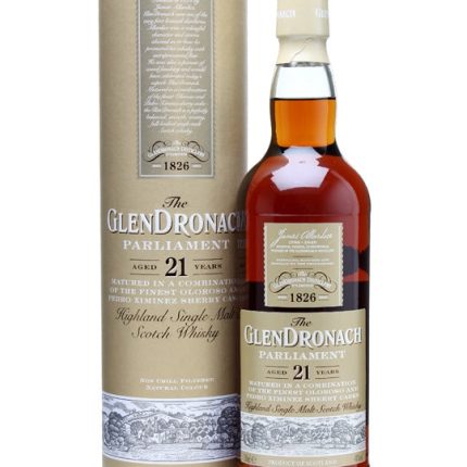 The GlenDronach 21 Year Old Parliament Highland Single Malt Scotch Whiskey 750 ML