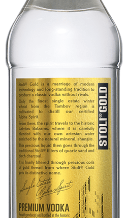 Stolichnaya Gold Vodka 750 ML