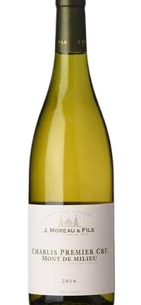 J. Moreau & Fils Chablis 1er Cru Mont de Milieu 2015 750 ML