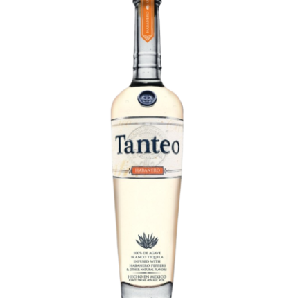 Tanteo Tequila Habanero Blanco Tequila 100% De Agave 750 ml