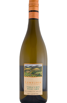 Lemelson S Pinot Gris Tikka'S Run Willamette Valley 2017 750 ml