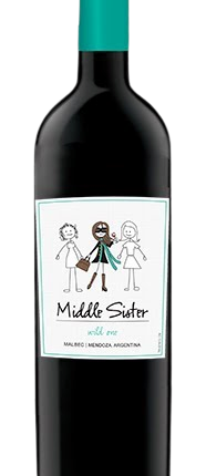 Wine Sisterhood Middle Sister Malbec Wild One 750 ML