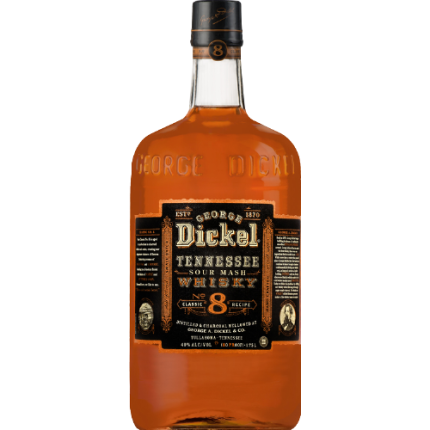 George Dickel Tennessee Whiskey No. 8 Classic Recipe 80 1.75 L