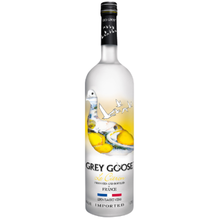 Grey Goose Citrus Flavored Vodka Le Citron 80 1 L