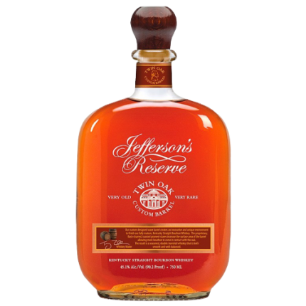 Jefferson'S Straight Bourbon Reserve Twin Oaks Custom Barrel 90.2 750 ML