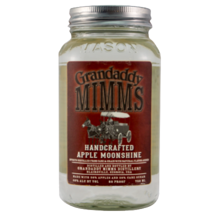 Grandaddy Mimm's Handcrafted Apple Moonshine 80 Proof 750 ML
