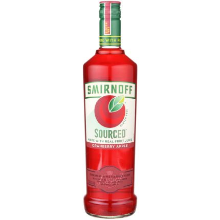 Smirnoff Cranberry Apple Flavored Vodka Sourced 60 750 ML
