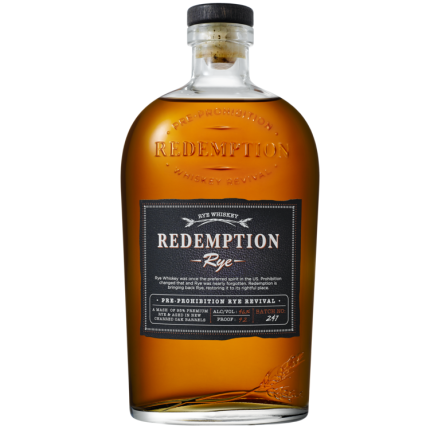 Redemption Rye Whiskey 92 750 ML